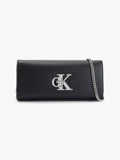 Calvin Klein Táskák & Kiegészítők HU036720 | Calvin Klein Chain Női Clutch Táska Fekete